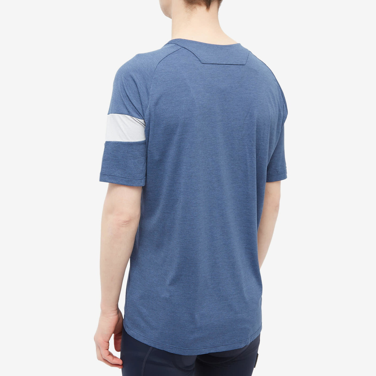 Rapha Men's Trail Technical T-Shirt in Navy/Orange Rapha