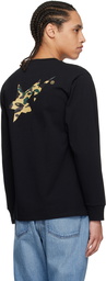 BAPE Black 1st Camo 'Bape STA' LS T-shirt