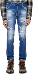 Dsquared2 Blue Slash Wash Cool Guy Jeans