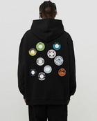 Fred Perry X Raf Simons Patched Overhead Hoody Black - Mens - Hoodies