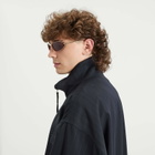 Loewe Eyewear Signature Wrap Sunglasses in Gold/Burgundy 