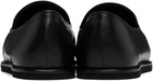 AURALEE Black Soft Leather Slip-on Loafers