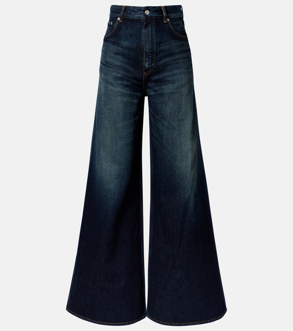Alaïa Faded wide-leg jeans
