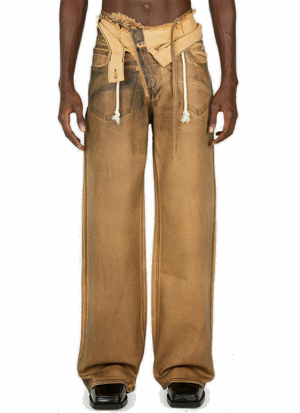 Photo: Ottolinger - Wrap Jeans in Brown