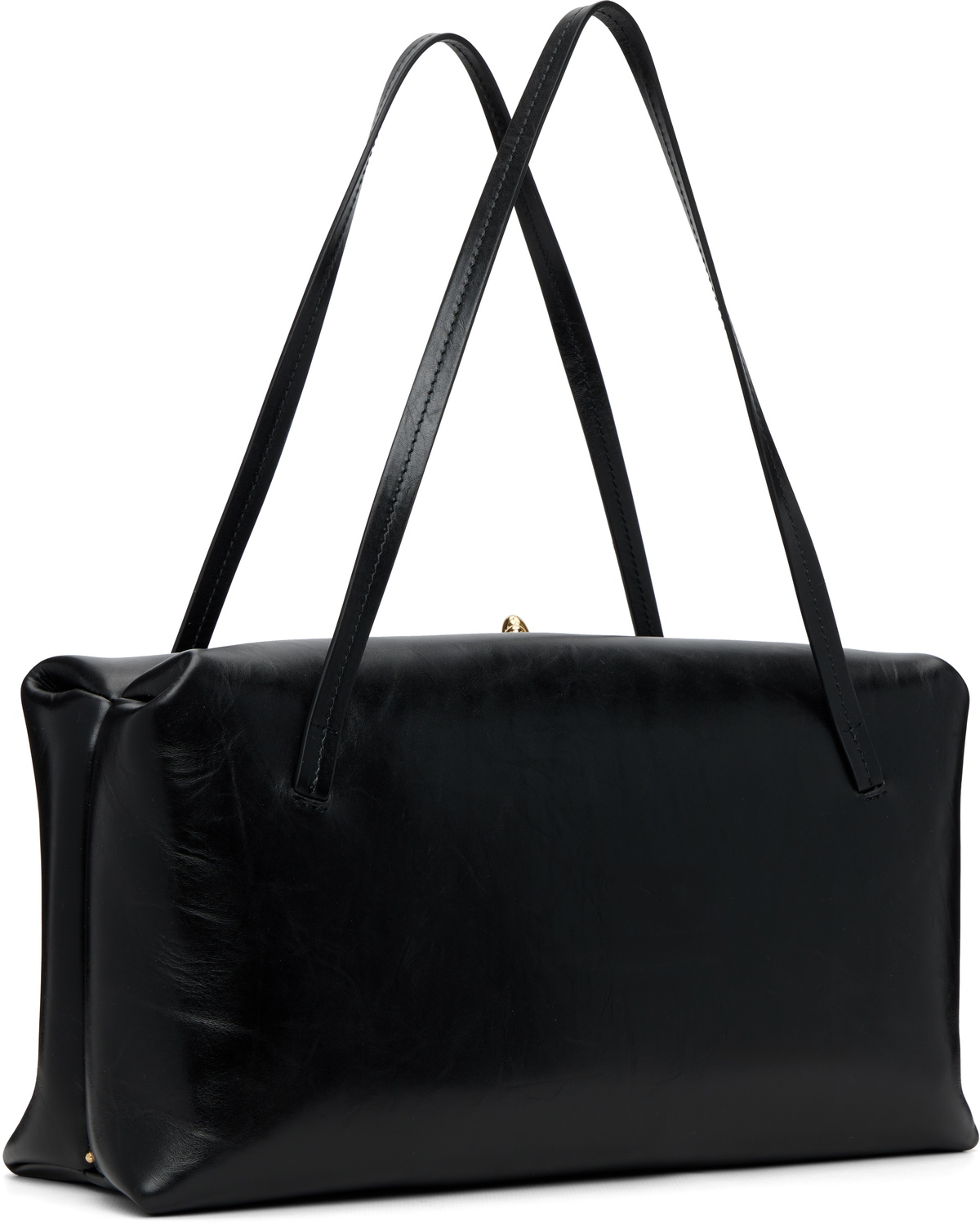 Jil Sander Black Goji Pillow Medium Bag