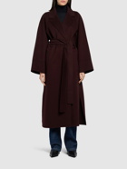 'S MAX MARA Agata Belted Wool Long Coat