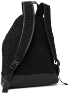 Balmain Kids Black Logo Backpack