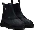SUICOKE Black ALGO-TRwpab Chelsea Boots