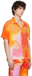 ERL Pink & Orange Graphic Shirt