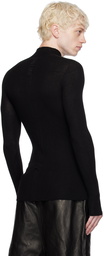 Rick Owens Black Rib Sweater