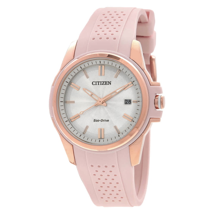 Photo: Citizen Weekender Eco-Drive Beige Dial Ladies Watch FE6138-05B