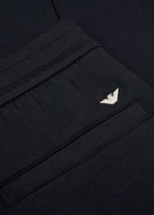 Emporio Armani Tapered-leg Jersey Sweatpants Navy