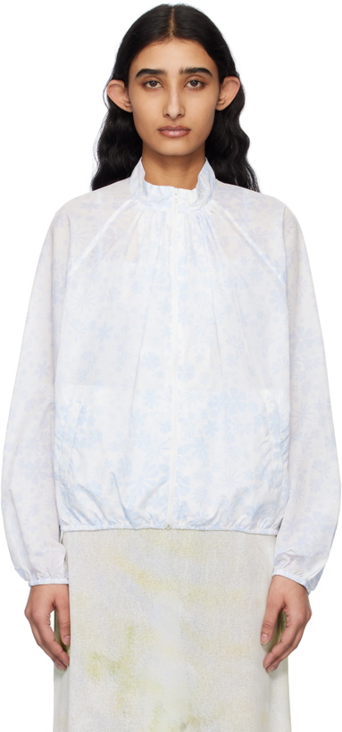 Kijun Green Shirring Pocket Jacket Kijun