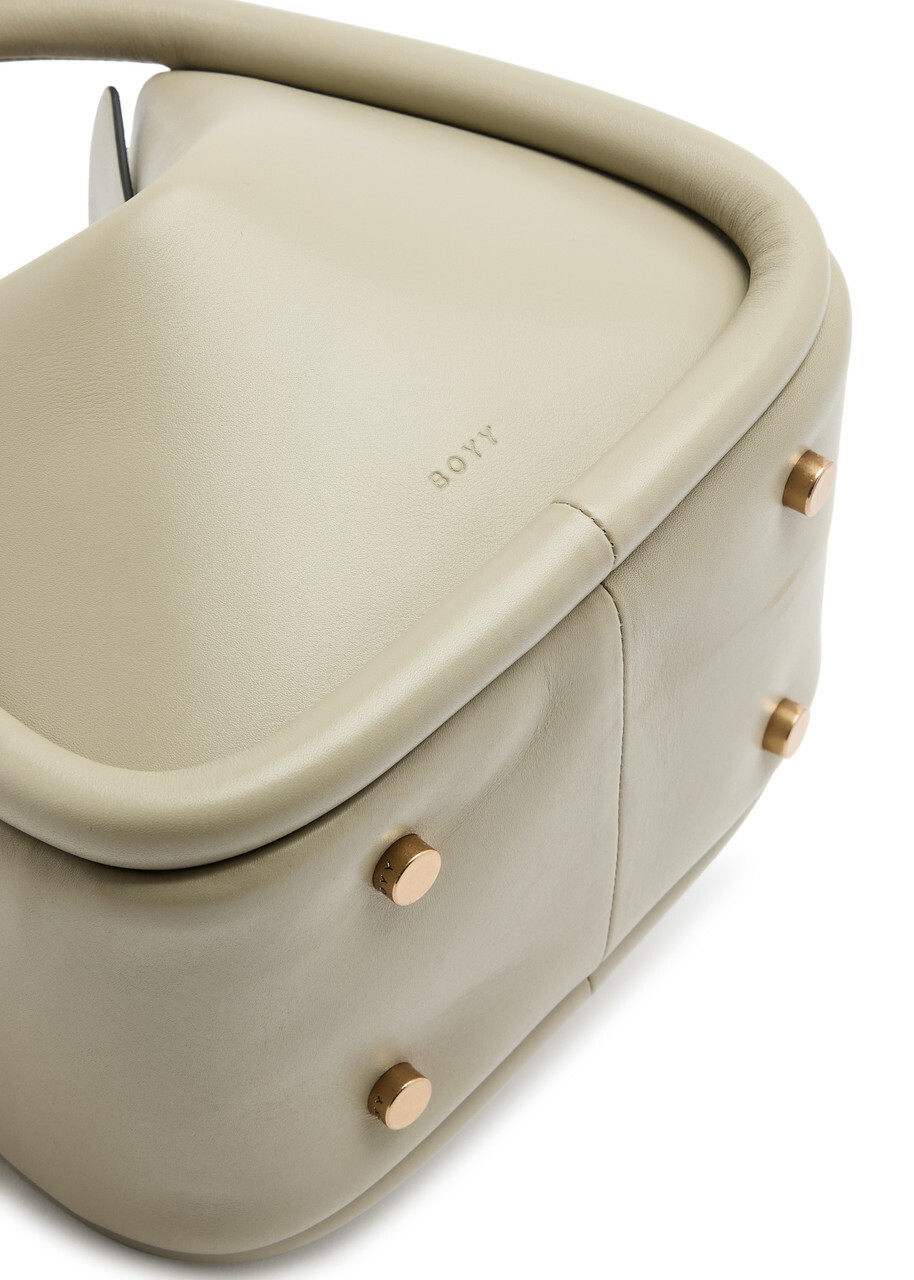 Boyy Wonton 20 Leather top Handle bag - Sage - One Size