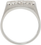 Bleue Burnham Silver 'The Rose Garden' Signet Ring