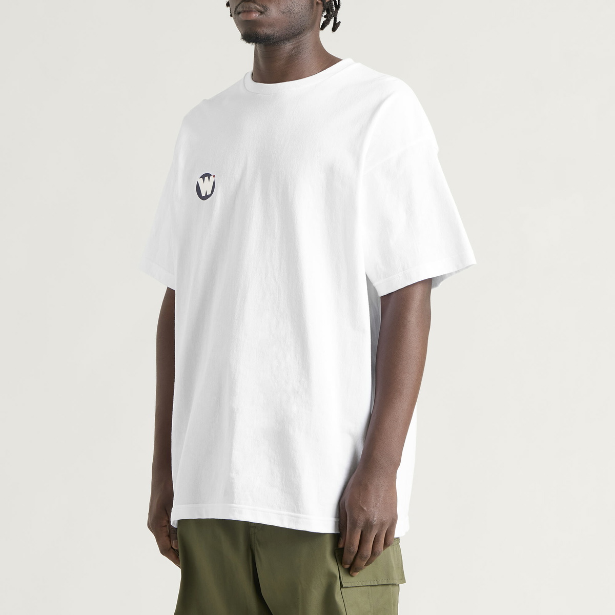 WTAPS Men's TNNL Short Sleeve T-Shirt in White