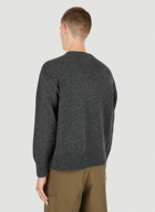 Hitchcock Intarsia Sweater in Grey