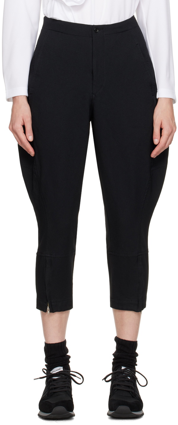 Comme des Garçons Comme des Garçons Black Paneled Trousers