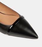 Malone Souliers Jhene leather ballet flats