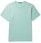 ACNE STUDIOS - Nash Logo-Appliquéd Cotton-Jersey T-Shirt - Green