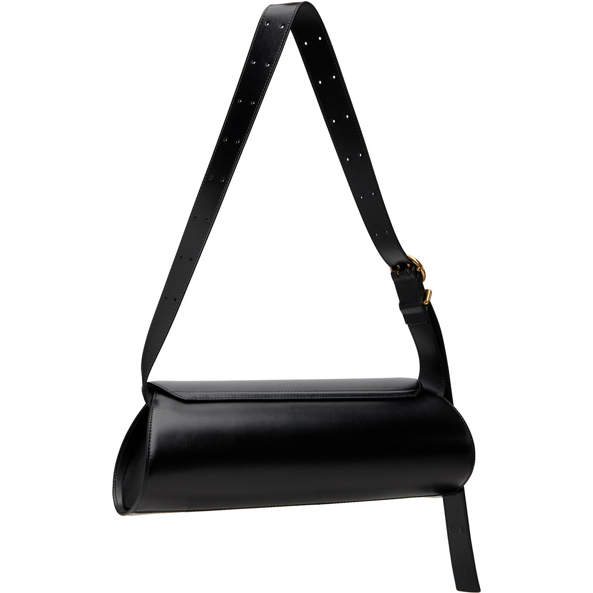 Jil Sander Black Cannolo Grande Bag