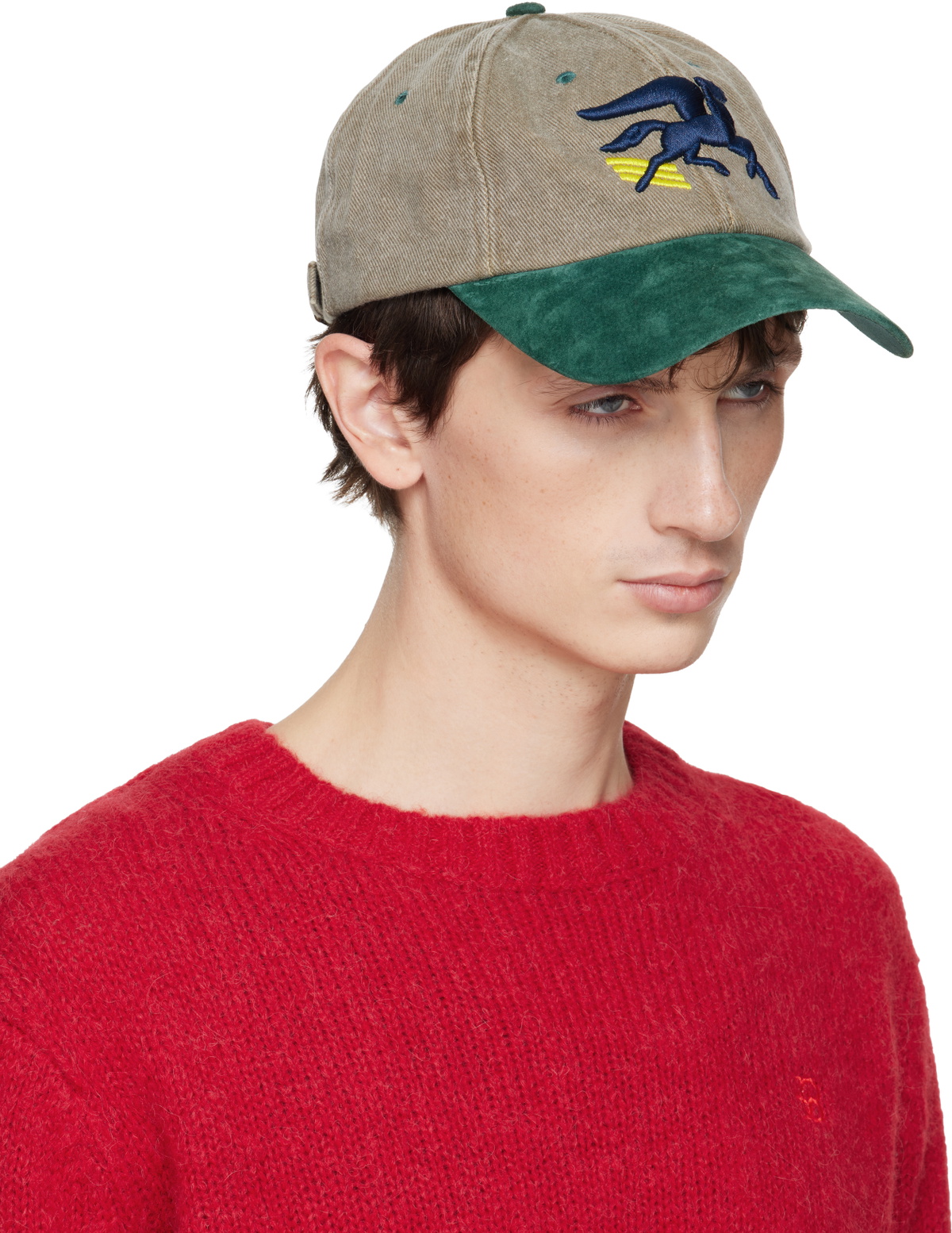Stefan Cooke Green & Gray Pegasus Trucker Cap