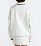 Miu Miu Cotton piqué blouson jacket