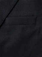 Altea - Alfonso Unstractured Cashmere-Flannel Blazer - Black