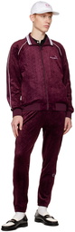 Sergio Tacchini Purple Jacquard Track Lounge Pants