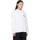 Fear of God ESSENTIALS White Classic Long Sleeve T-shirt