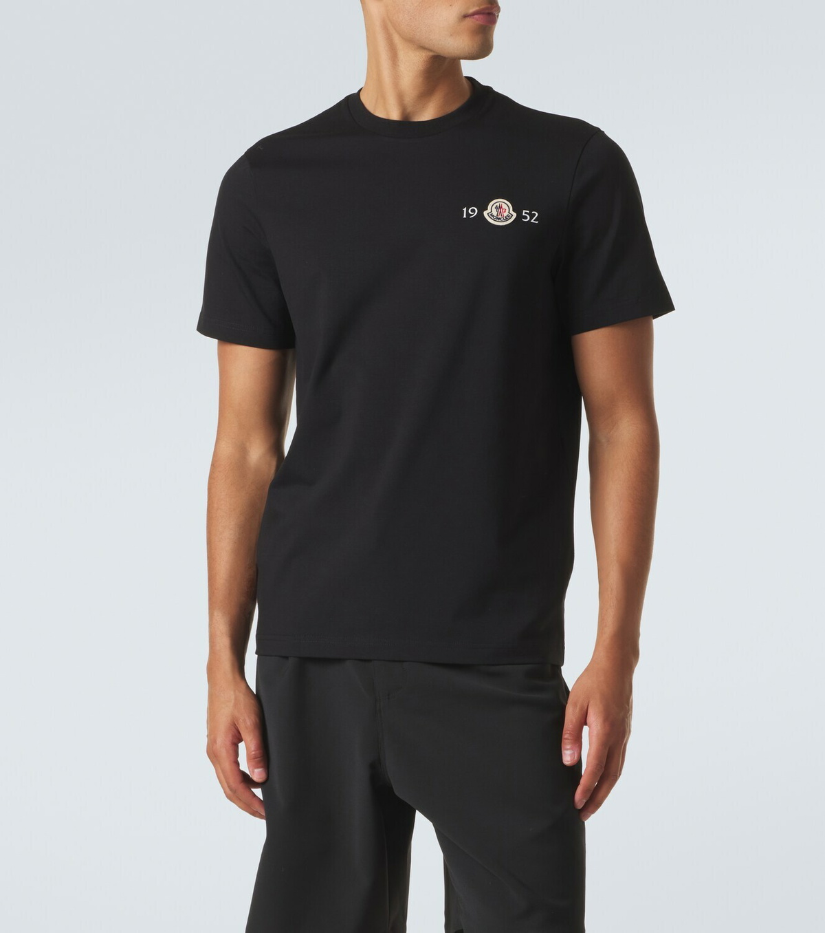Moncler Cotton-blend jersey T-shirt