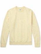 Nike - Solo Swoosh Logo-Embroidered Cotton-Blend Jersey Sweatshirt - Yellow