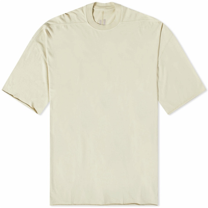 Photo: Rick Owens Men's Tommy Oversized T-Shirt in Pearl