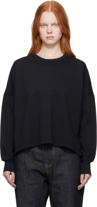 Photo: Studio Nicholson Black Loop Long Sleeve T-shirt