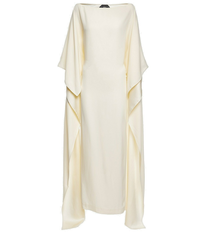 Photo: Taller Marmo Leggera cape-detail crêpe gown