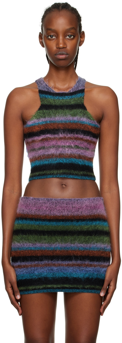 AGR Multicolor Striped Tank Top