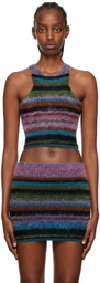 AGR Multicolor Striped Tank Top