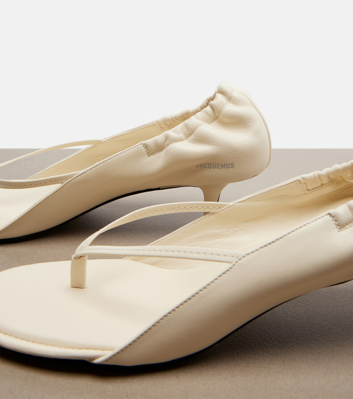 Jacquemus Leather thong sandals