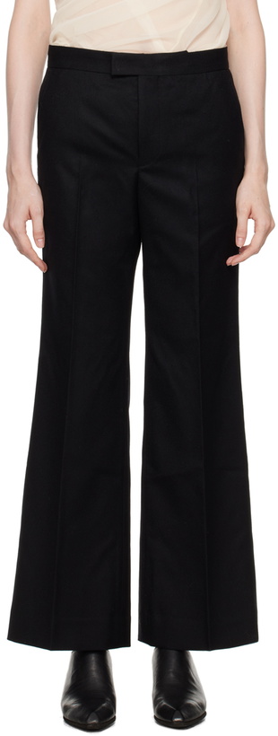 Photo: Junya Watanabe Black Flared Trousers