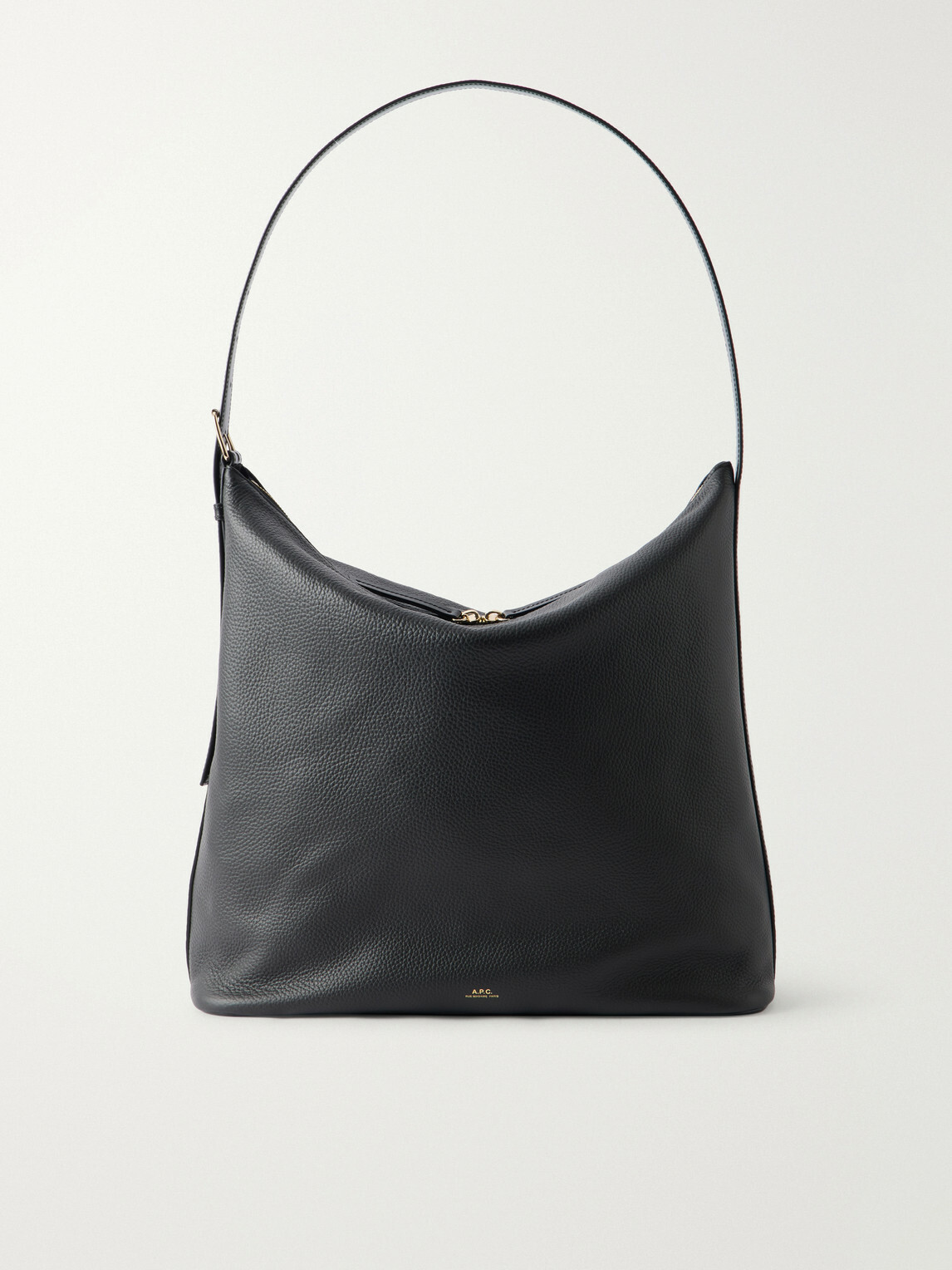 A.P.C. - Vera Maxi Full-Grain Leather Tote Bag