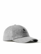 Loro Piana - Logo-Embroidered Storm System® Cashmere-Felt Baseball Cap - Gray