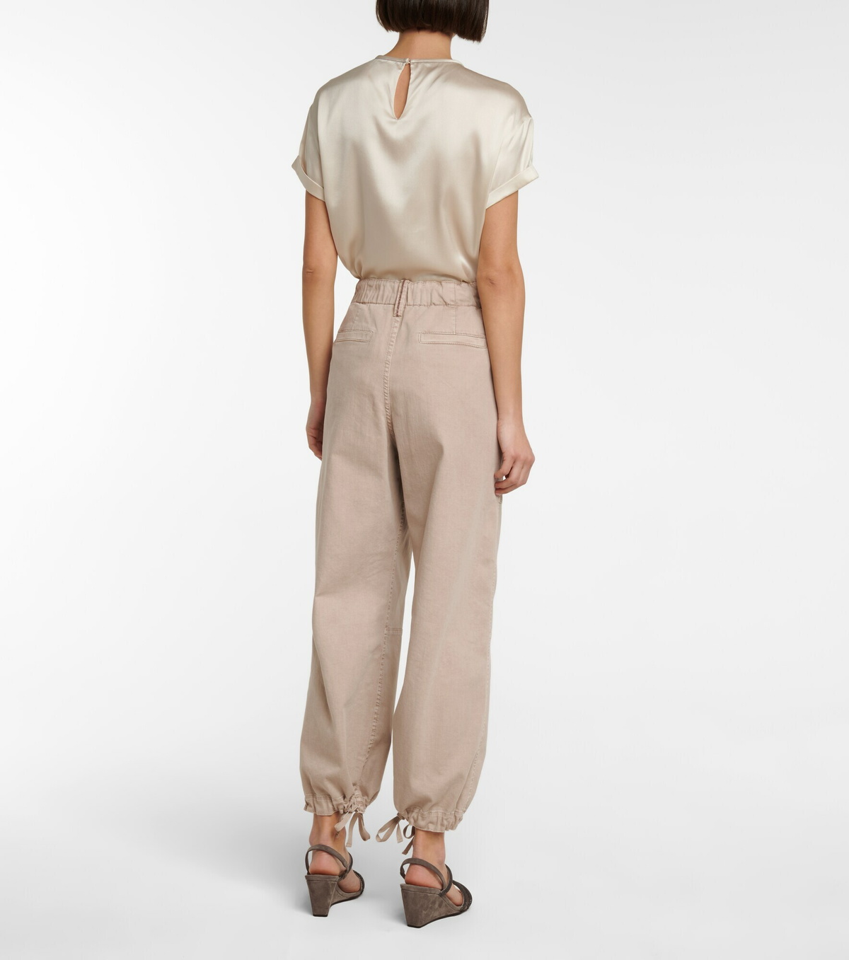 Brunello Cucinelli - High-rise wide-leg pants Brunello Cucinelli