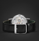 NOMOS Glashütte - Lambda Hand-Wound 40.5mm Stainless Steel and Leather Watch, Ref. No. 960.S2 - Black