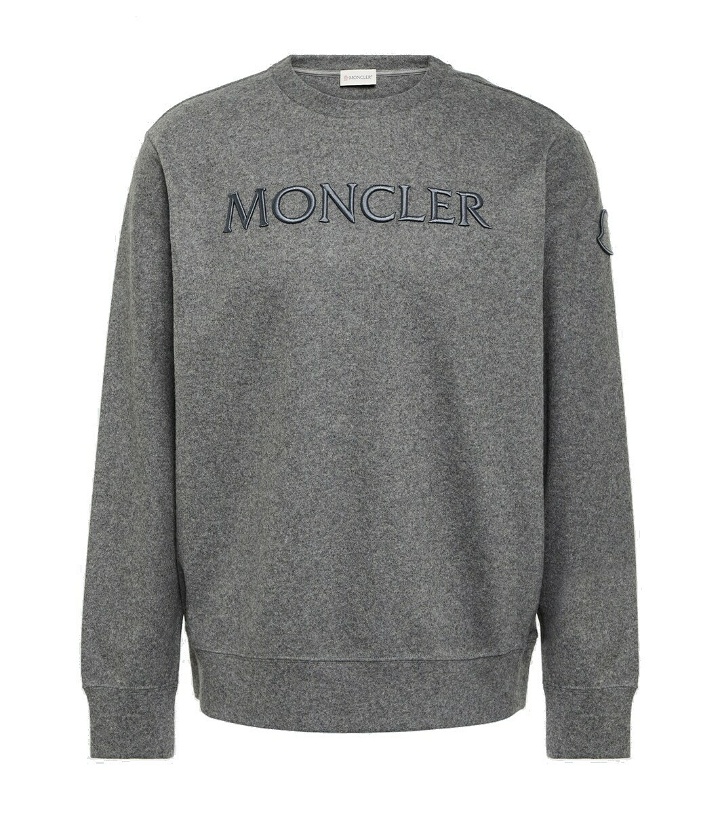 Photo: Moncler Logo wool-blend sweatshirt