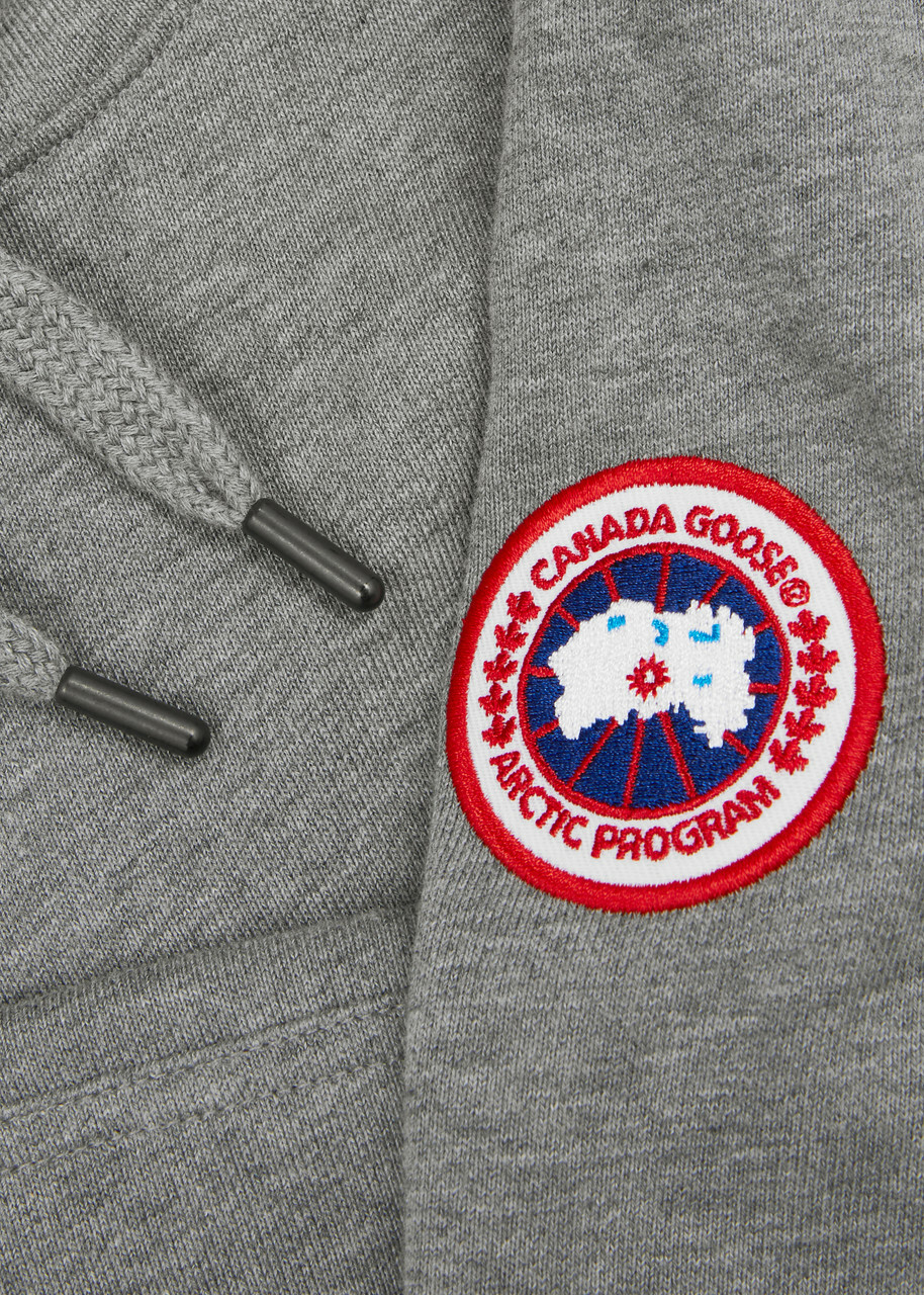 Canada Goose Huron Hooded Cotton Sweatshirt Grey