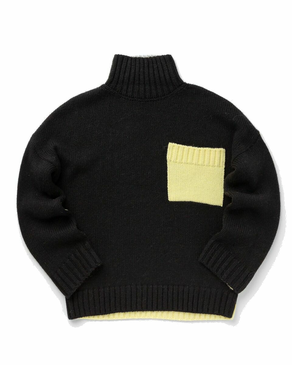 Photo: Jw Anderson Contrast Patch Pocket Jumper Black - Mens - Pullovers