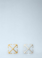 OFF WHITE Mini Arrow Earrings