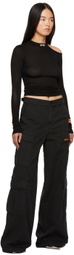Heron Preston Black 'HPNY' Long Sleeve T-Shirt