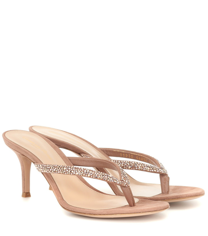 Photo: Gianvito Rossi - Diva suede thong sandals