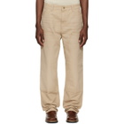 Carhartt Work In Progress Beige Double Knee Trousers